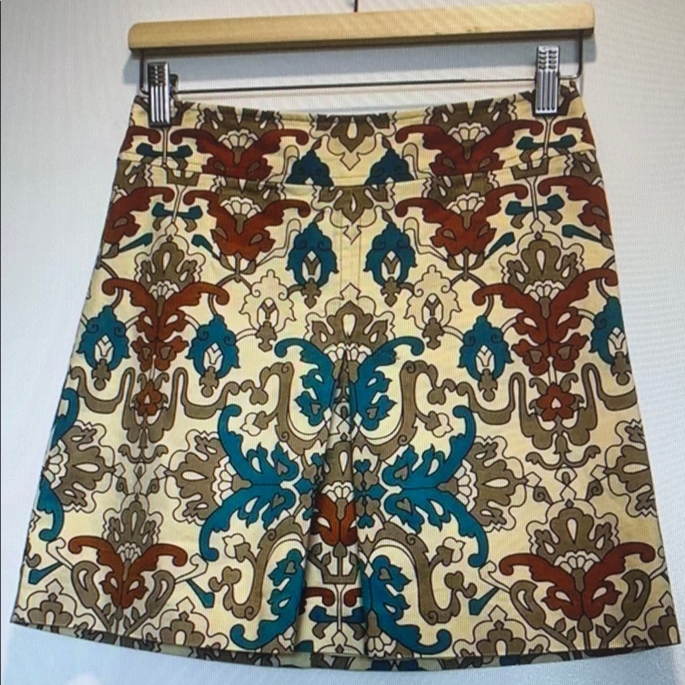 Floral Patterned Skirt - Multicolor